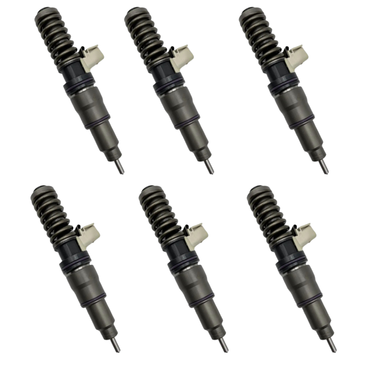 Tamerx Fuel Injector for Volvo Penta MD11 engines, OEM 20702362 Set of 6, high-quality performance.